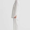 Women Ortc Tops | Blair Oversized Linen Shirt White