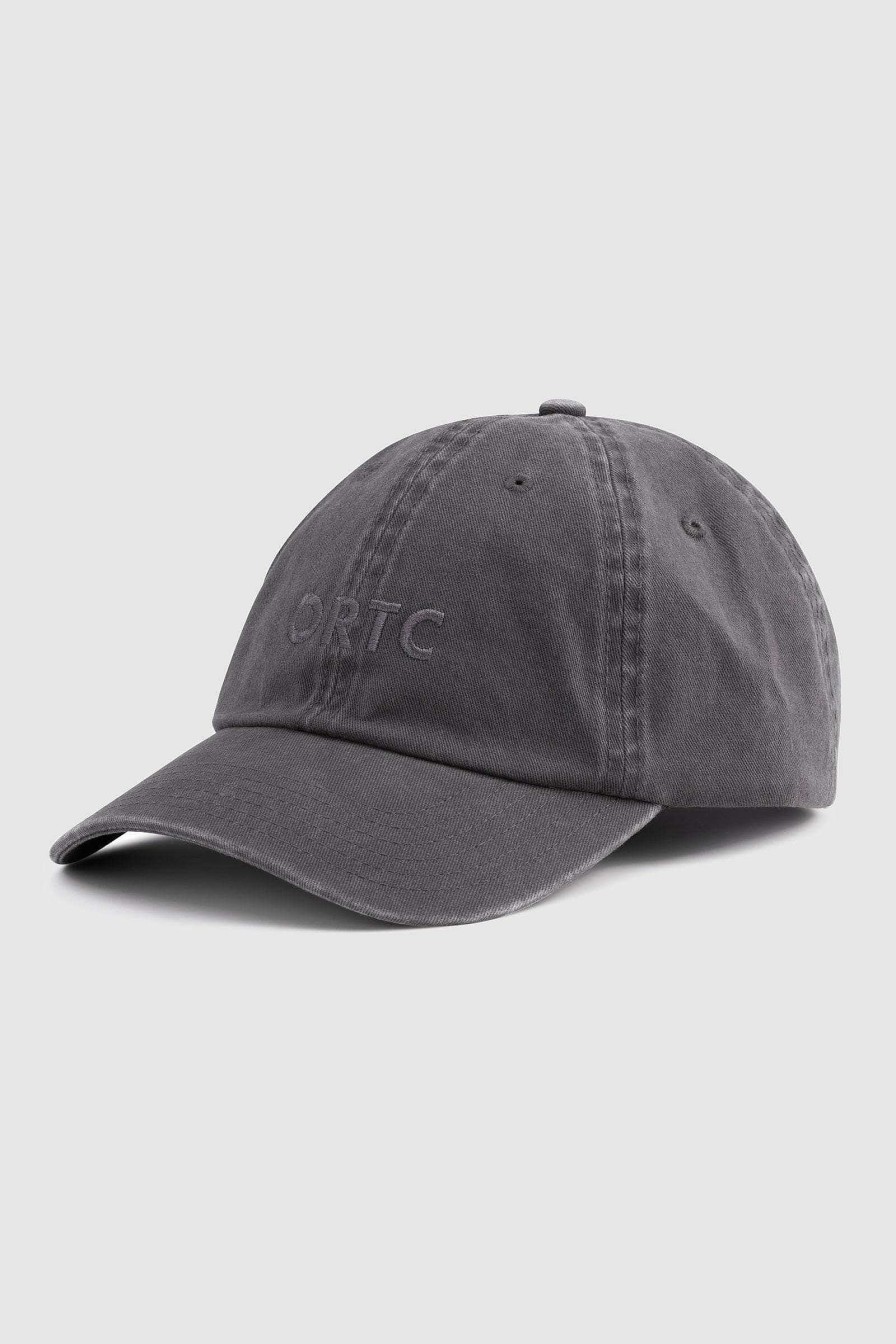 Men Ortc Hats | Block Logo Cap Charcoal