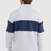 Men Ortc Quarter Zips | Classic Logo Quarter Zip White Marle