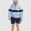 Junior Ortc Quarter Zips | Triple Panel Quarter Zip Jnr Pale Blue And Navy Pale Blue & Navy