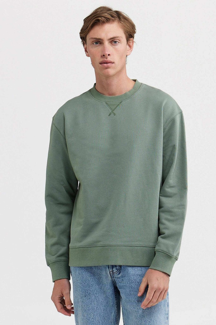 Men Ortc Crews & Hoodies | Henderson Crew Olive