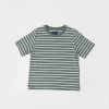 Junior Ortc T Shirts | Louis Stripe T Shirt Jnr Sage