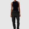 Women Ortc Sets | Track Pants Washed Black