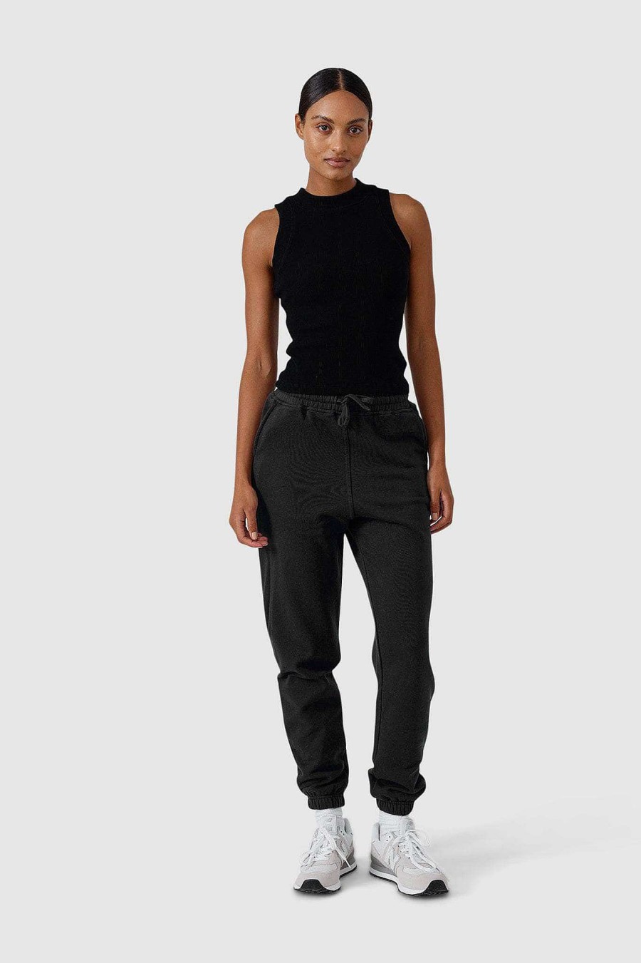 Women Ortc Sets | Track Pants Washed Black