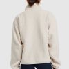 Men Ortc Sherpa Fleece | Sherpa Fleece Quarter Zip Natural