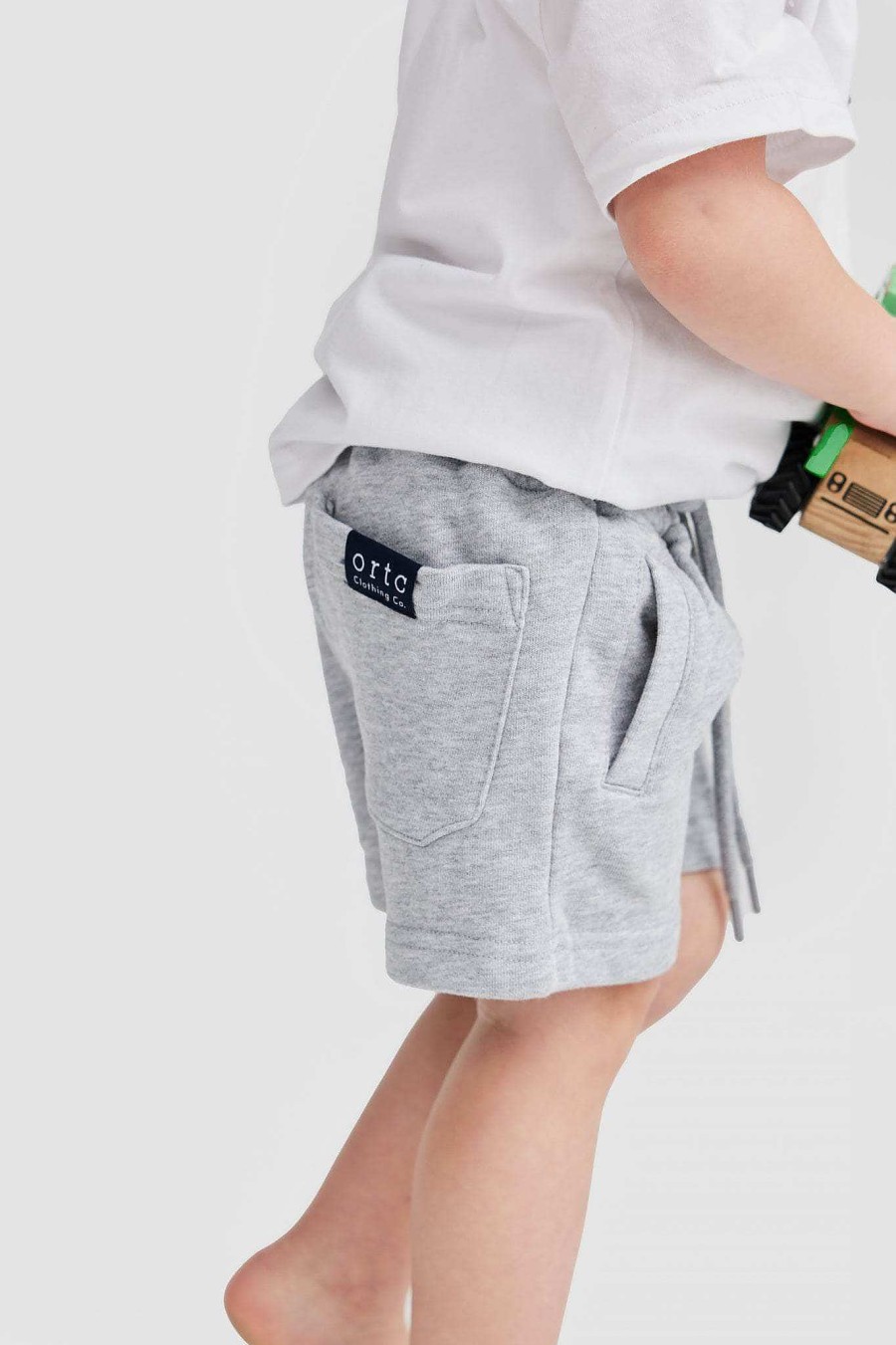 Junior Ortc Bottoms | Lounge Shorts Jnr Grey Marle Marle Grey