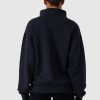 Women Ortc Loungewear | Quarter Zip Washed Black