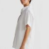 Women Ortc Linen | Evie Short Sleeve Linen Shirt White