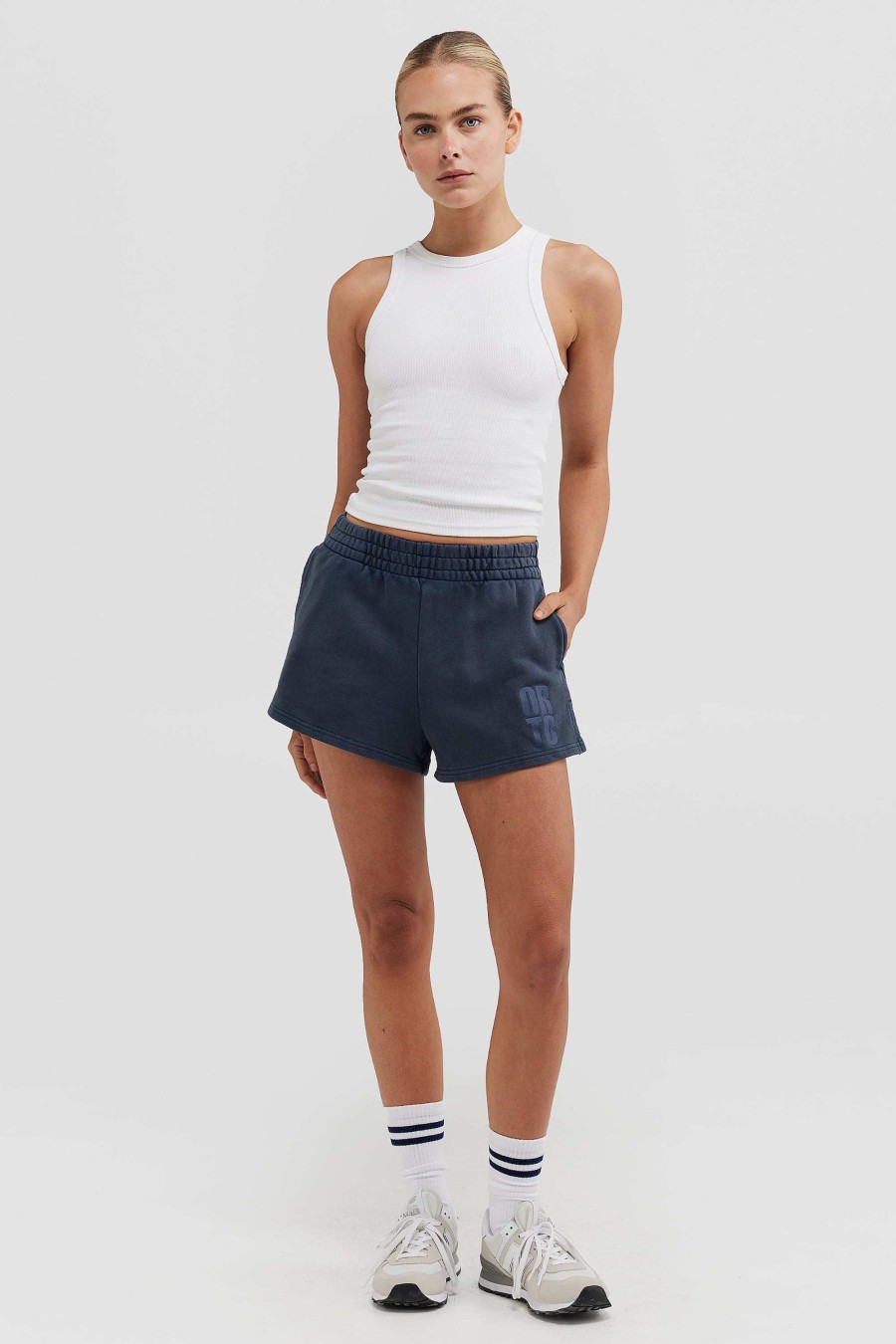 Women Ortc Sets | Isla Lounge Shorts Denim