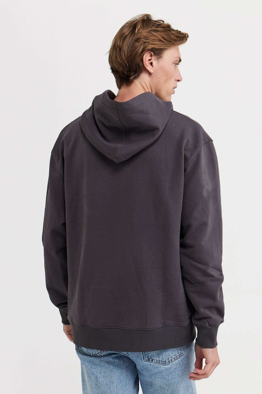 Men Ortc Crews & Hoodies | Henderson Hoodie Charcoal