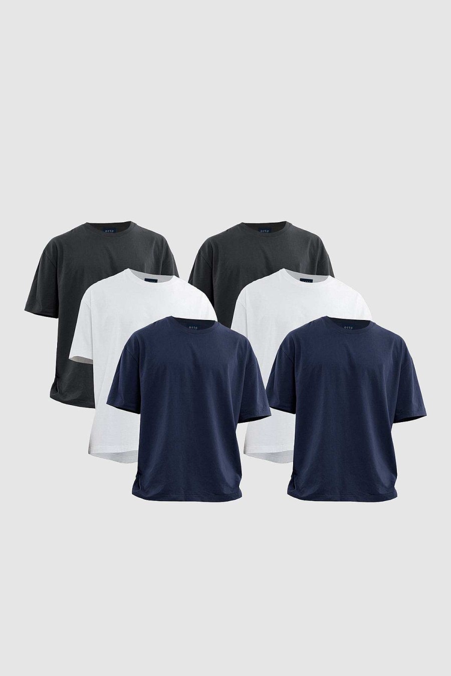 Men Ortc T Shirts | Box Fit T Essentials 6 Pack