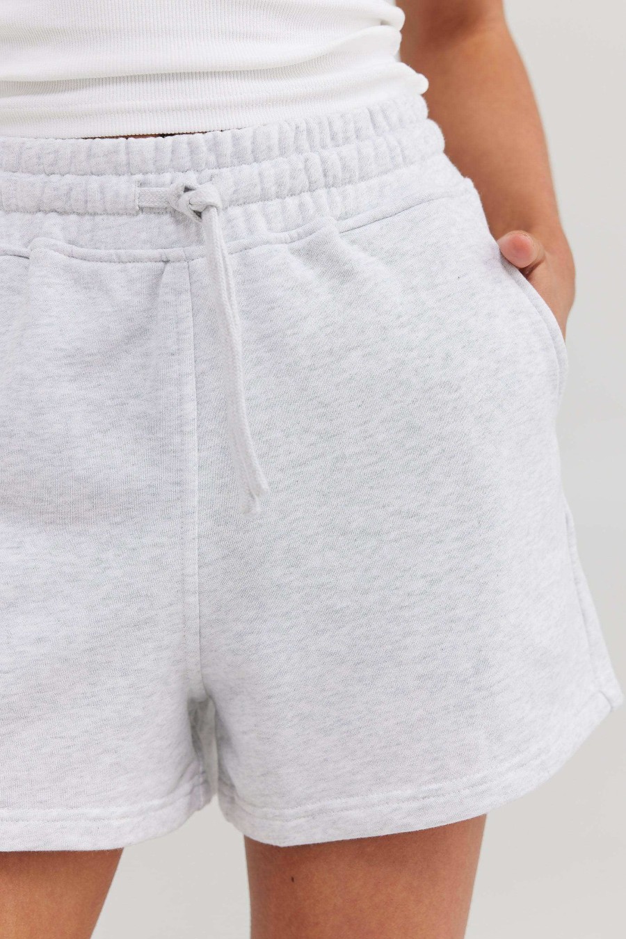 Women Ortc Loungewear | Lounge Shorts White Marle