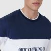 Men Ortc Crews & Hoodies | Classic Logo Crew Navy And White