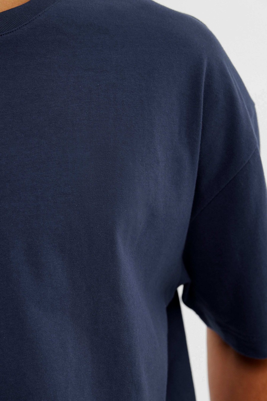 Men Ortc T Shirts | Henderson Box Fit T Shirt Navy