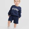 Junior Ortc Bottoms | Ridgway Lounge Shorts Jnr Navy