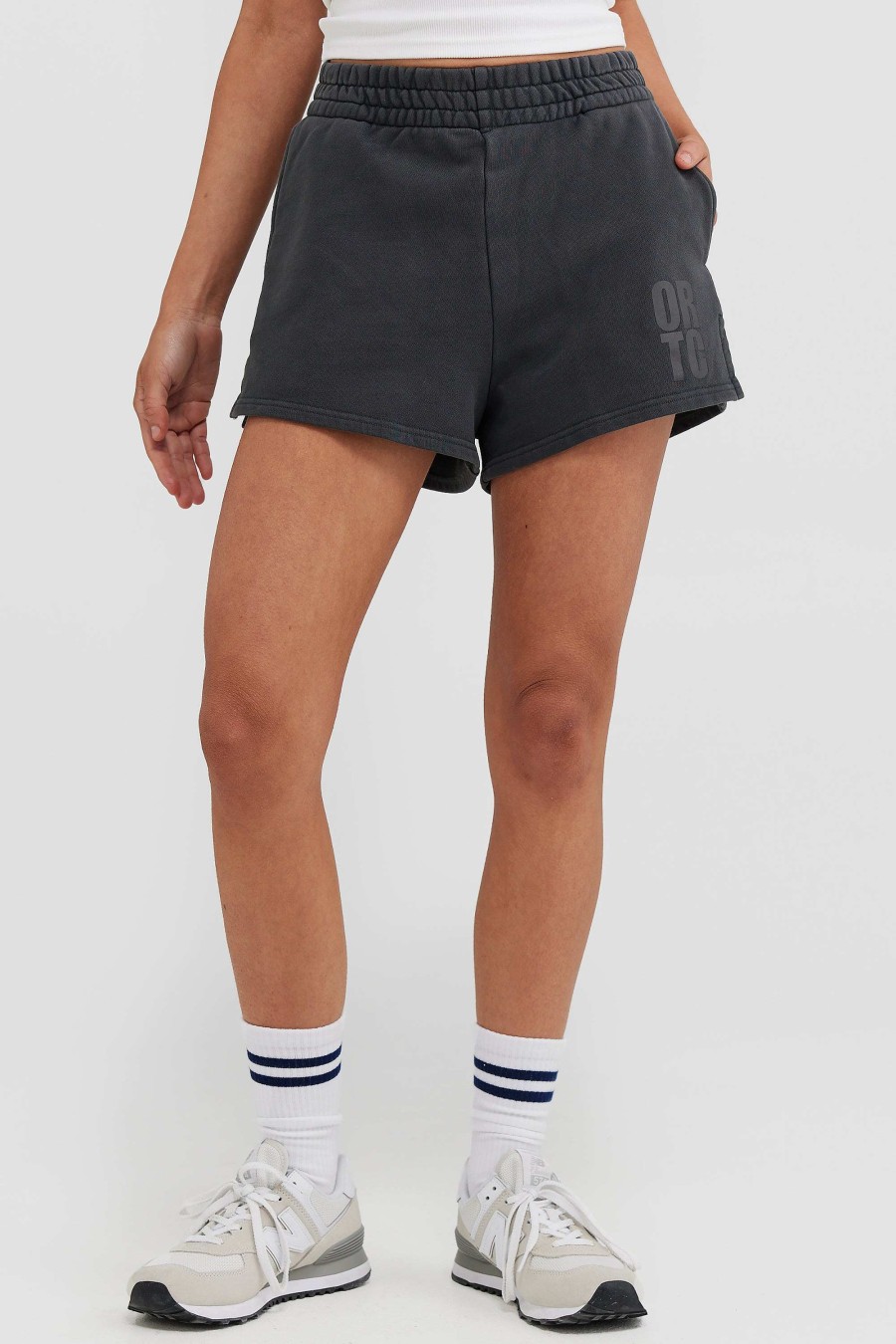 Women Ortc Bottoms | Isla Lounge Shorts Charcoal