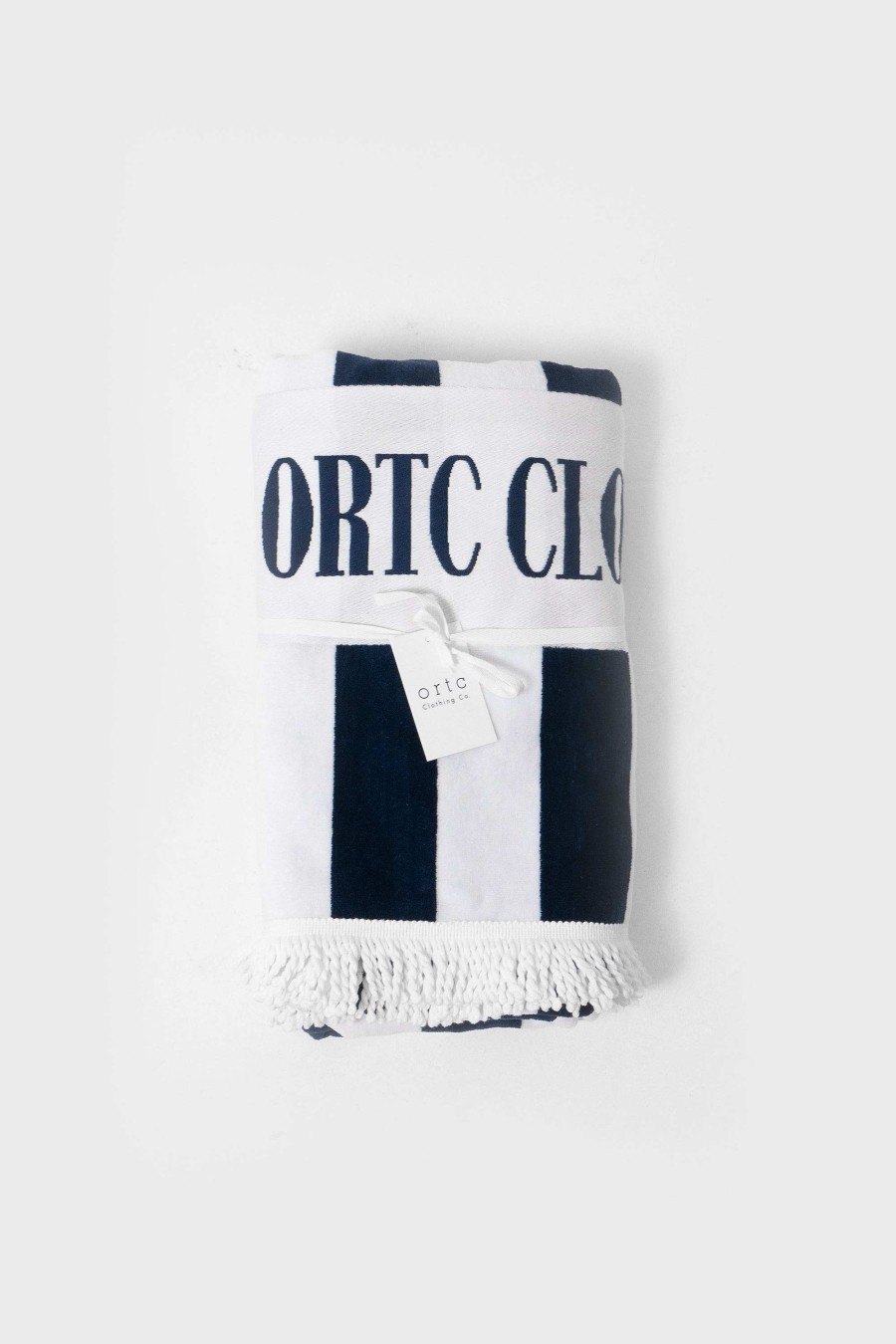 Men Ortc Beach Towels | Beach Towel S Navy And White Stripe