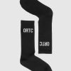 Men Ortc Socks | Ortc Ribbed Sock Black