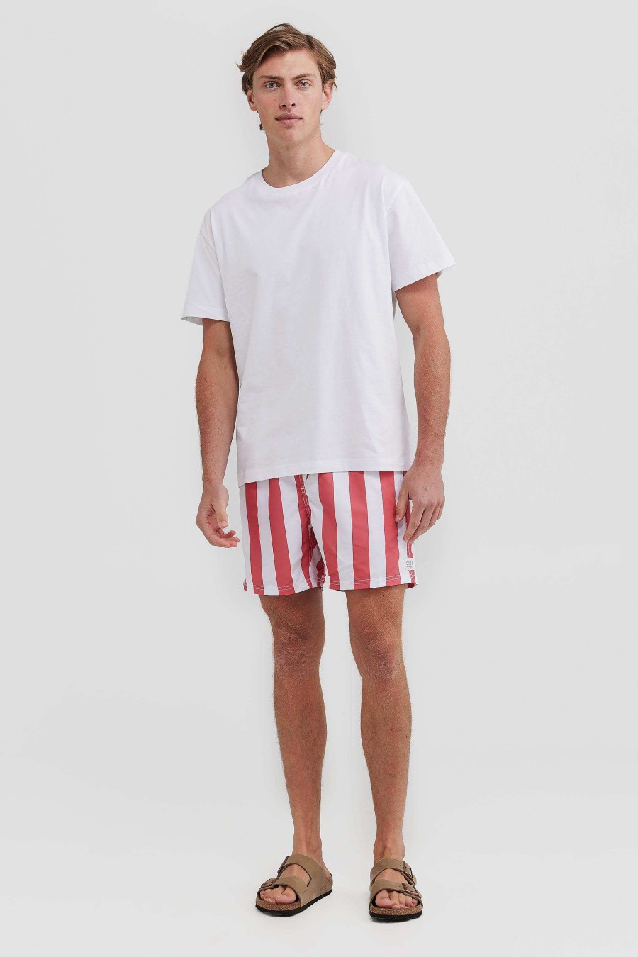 Men Ortc Swimwear | Portsea Swim Shorts Red