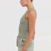 Women Ortc Loungewear | Mimi Rib Tank Dusty Olive