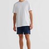 Men Ortc Shorts | Linen Shorts Navy