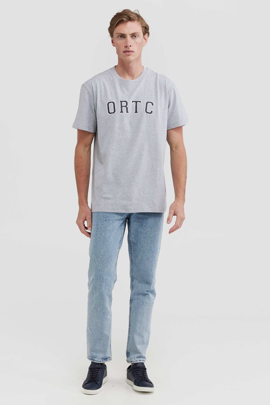 Men Ortc T Shirts | College T Shirt Marle Grey