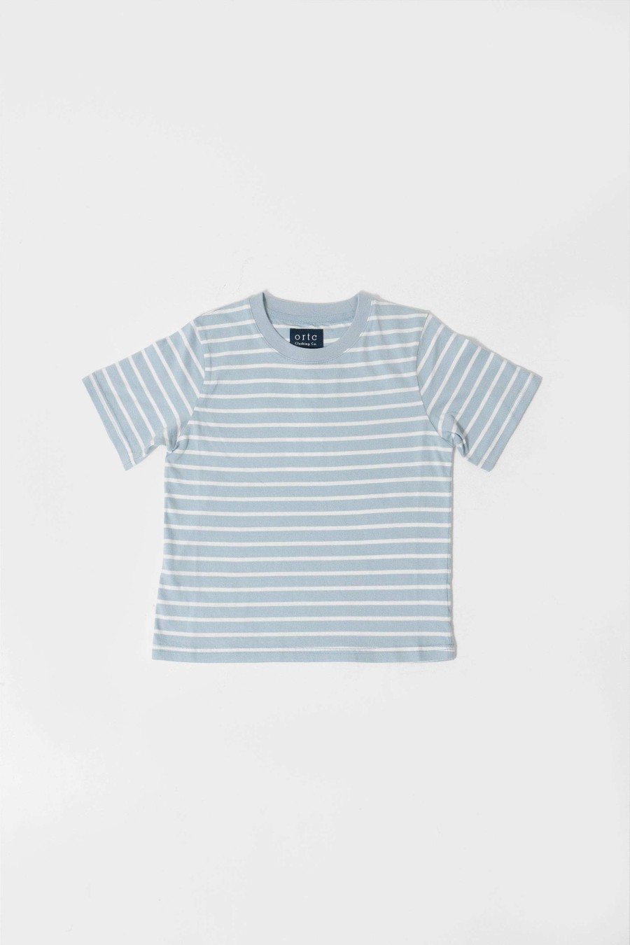 Junior Ortc T Shirts | Louis Stripe T Shirt Jnr Pale Blue