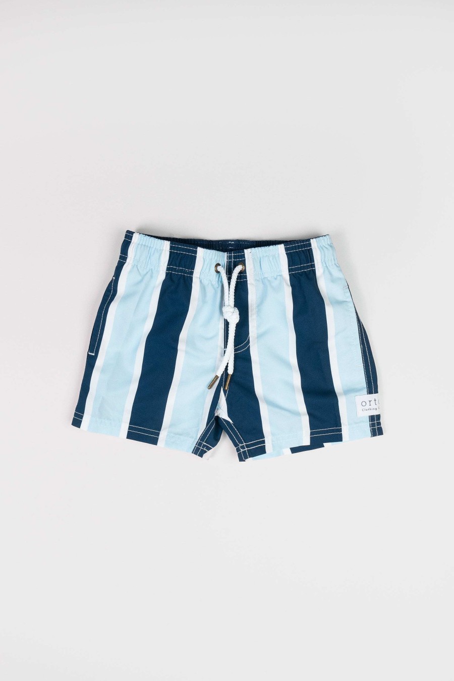 Junior Ortc Swimwear | Hamelin Pale Blue Jnr Swim Shorts Navy & Pale Blue