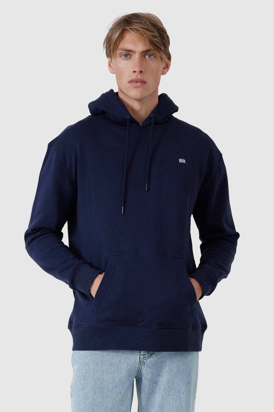 Men Ortc Crews & Hoodies | Flag Hoodie Navy