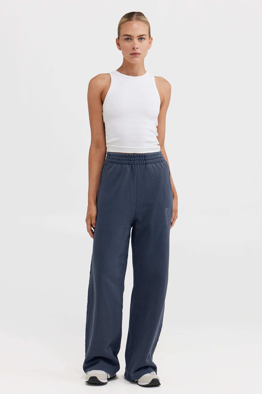 Women Ortc Loungewear | Isla Track Pants Denim