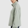 Women Ortc Loungewear | Sherpa Fleece Quarter Zip Sage