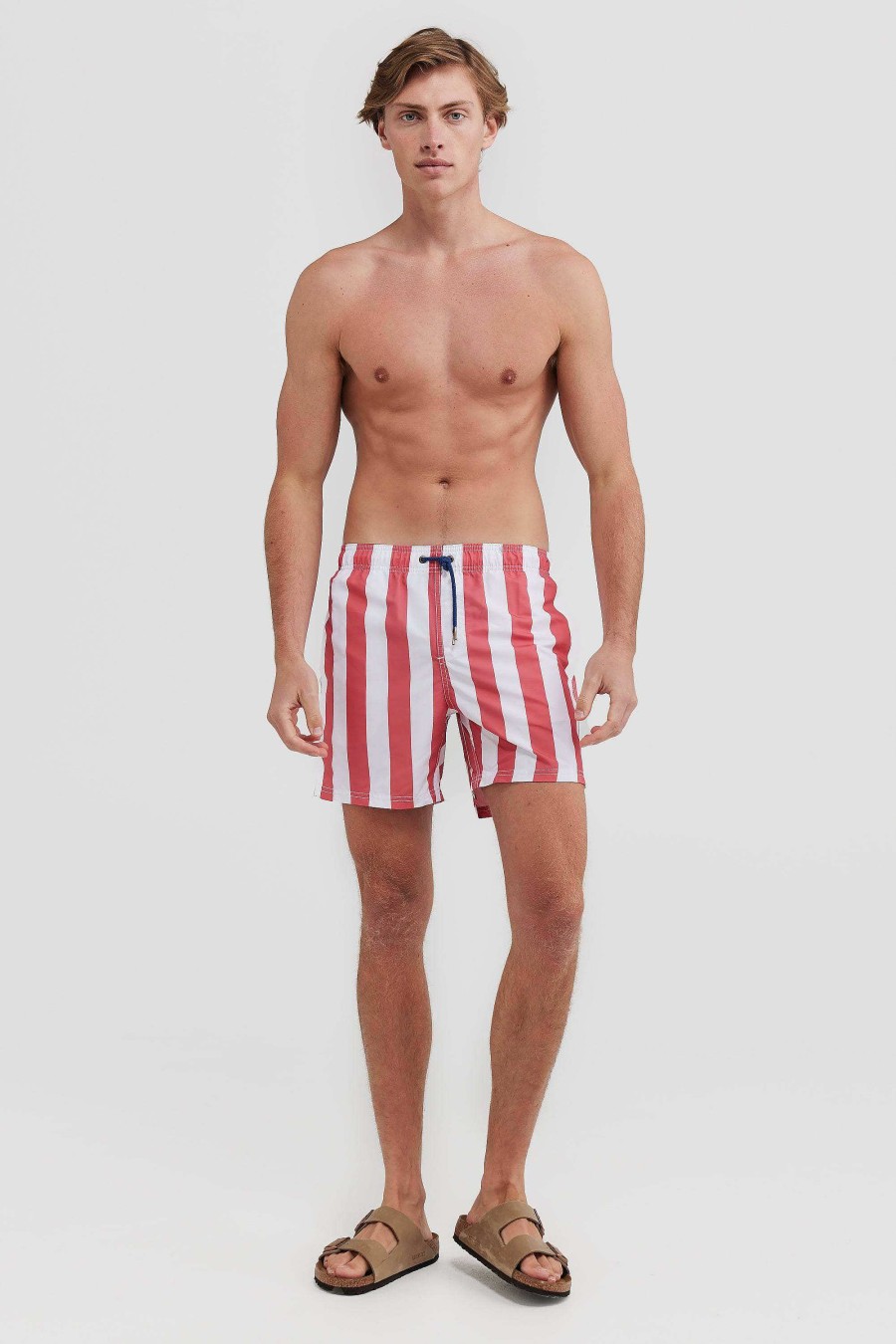 Men Ortc Swimwear | Portsea Swim Shorts Red