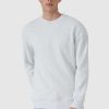 Men Ortc Crews & Hoodies | Kellock Ribbed Crew White Marle