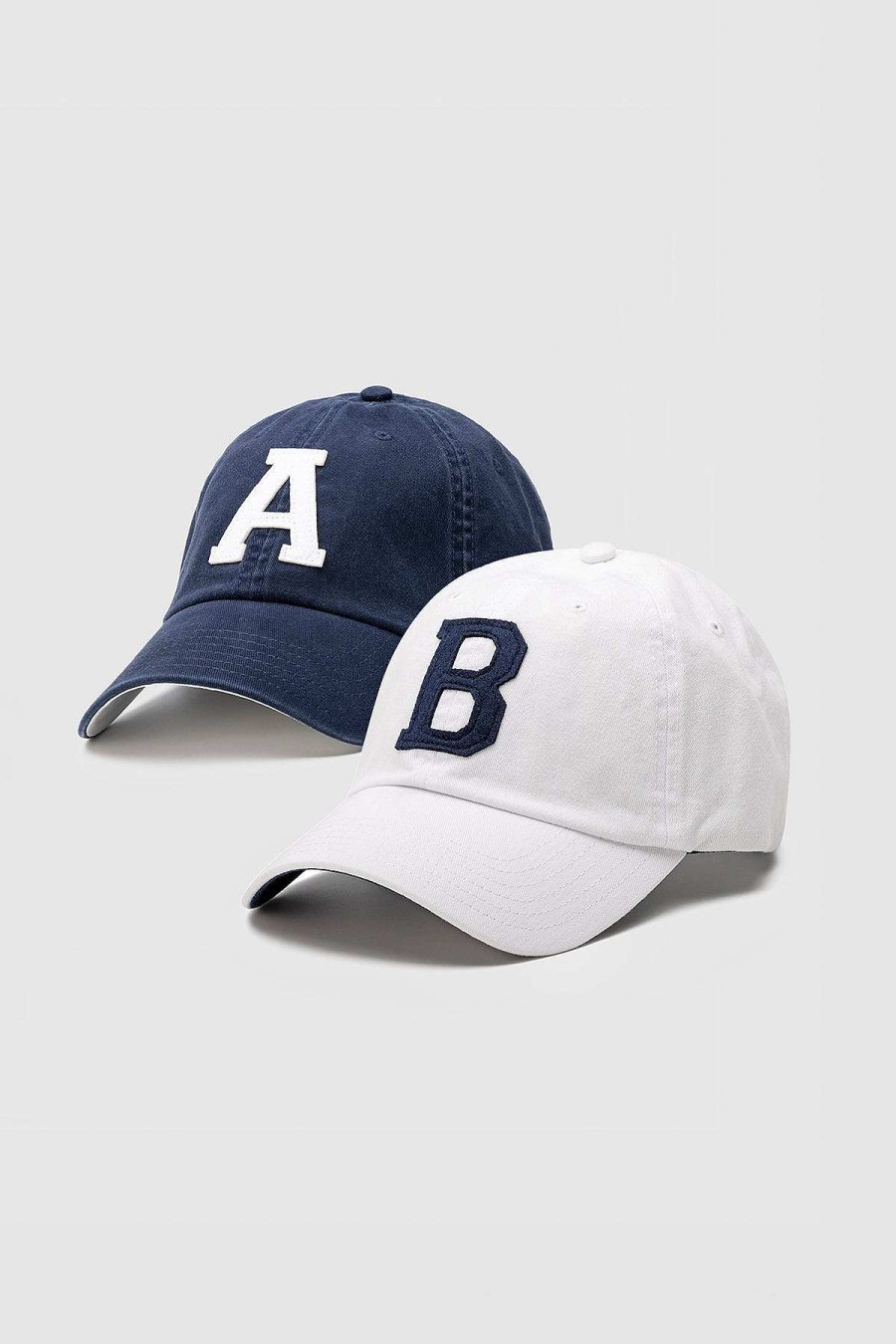 Packs Ortc | Letter Cap Navy & White 2 Pack