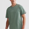 Men Ortc T Shirts | Embroidered Logo T Shirt Sage