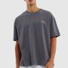 Men Ortc T Shirts | Box Fit Logo T Shirt Charcoal