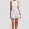 Women Ortc Sets | Isla Lounge Shorts White Marle