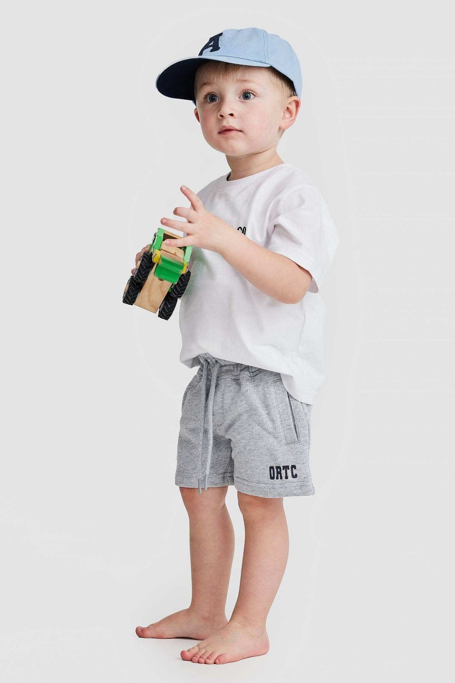 Junior Ortc Bottoms | Lounge Shorts Jnr Grey Marle Marle Grey