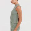 Women Ortc Sets | Ribbed Tank Dusty Olive