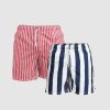 Packs Ortc | Swim Shorts Stripes 2 Pack