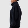 Women Ortc Sets | Quarter Zip Washed Black