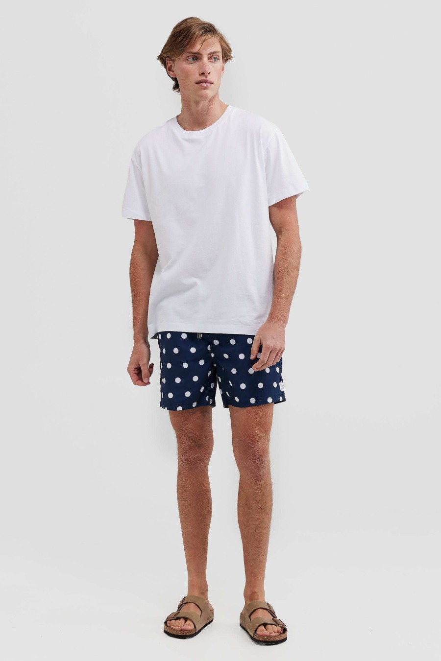 Men Ortc Swimwear | Henley Swim Shorts Navy