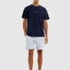 Men Ortc T Shirts | Embroidered Logo T Shirt Navy