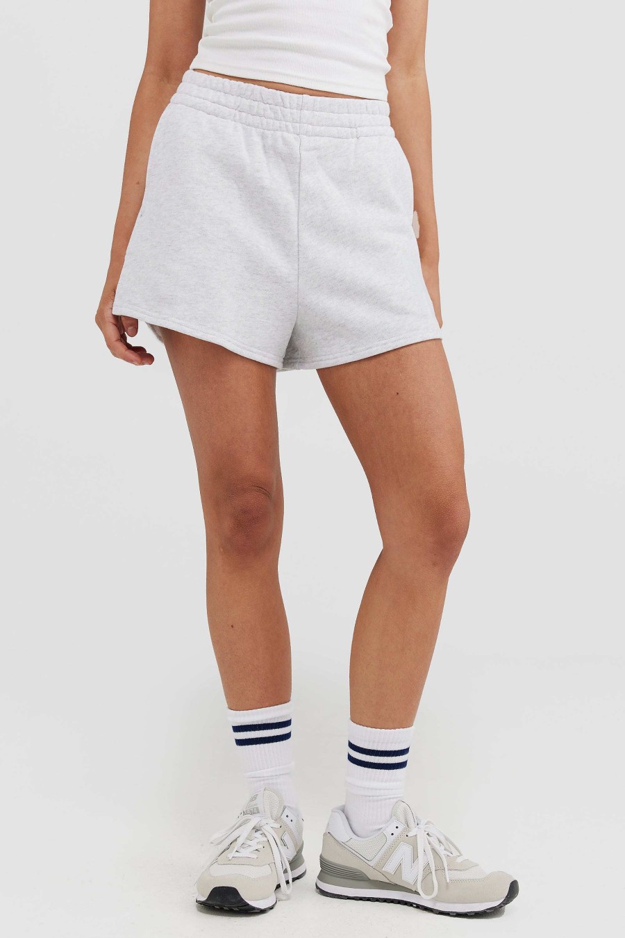 Women Ortc Bottoms | Isla Lounge Shorts White Marle