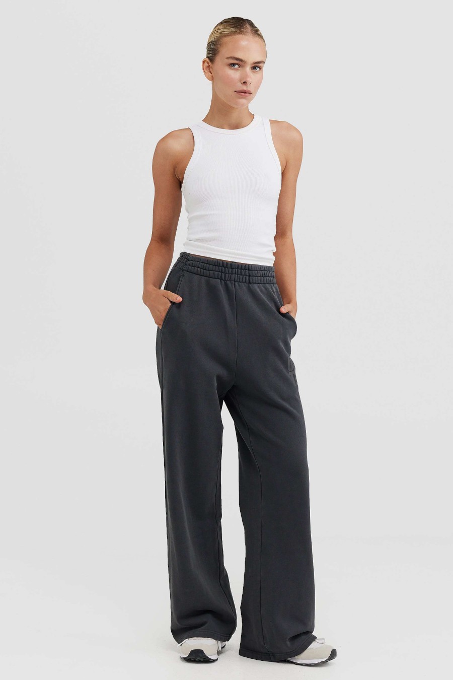 Women Ortc Loungewear | Isla Track Pants Charcoal