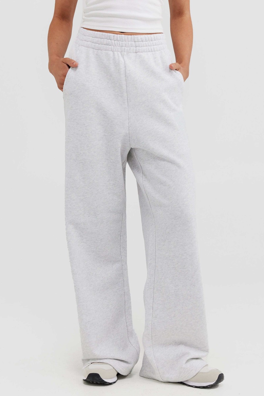 Women Ortc Loungewear | Isla Track Pants White Marle