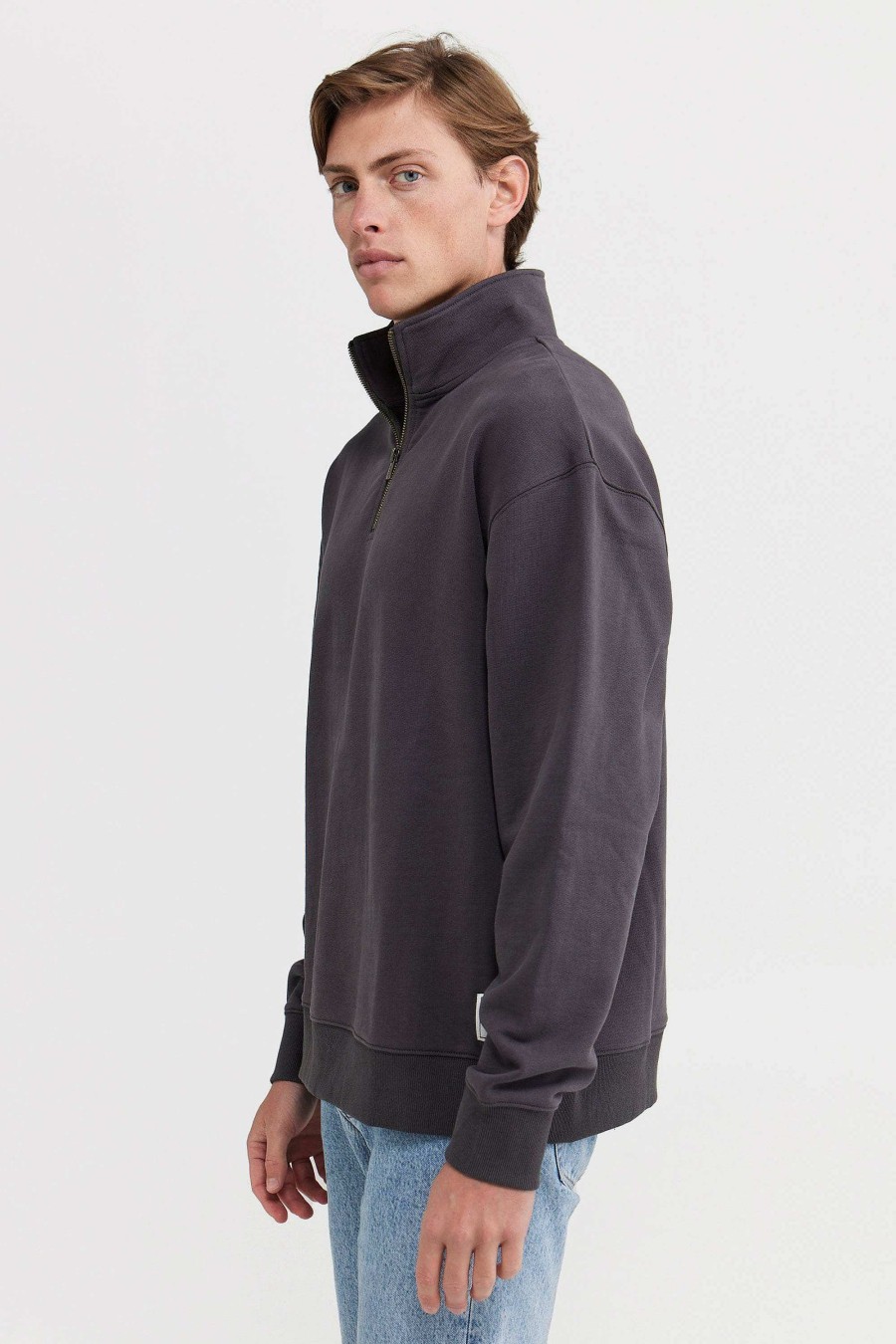 Men Ortc Quarter Zips | Henderson Quarter Zip Charcoal