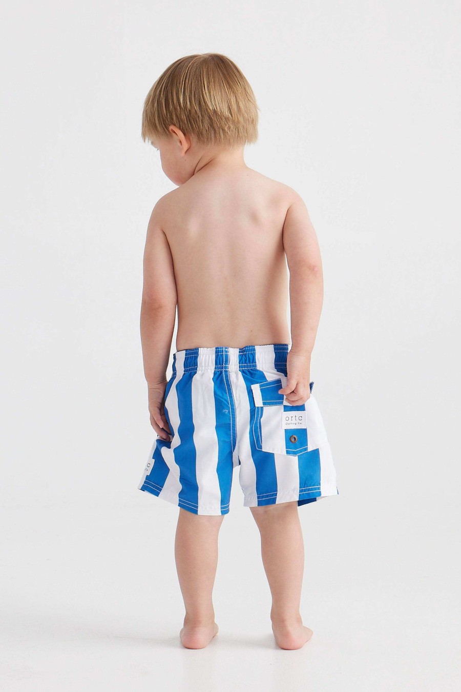 Junior Ortc Swimwear | Portsea Blue Jnr Swim Shorts