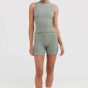 Women Ortc Loungewear | Ribbed Tank Dusty Olive