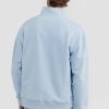 Men Ortc Quarter Zips | Oversized Logo Quarter Zip Pale Blue